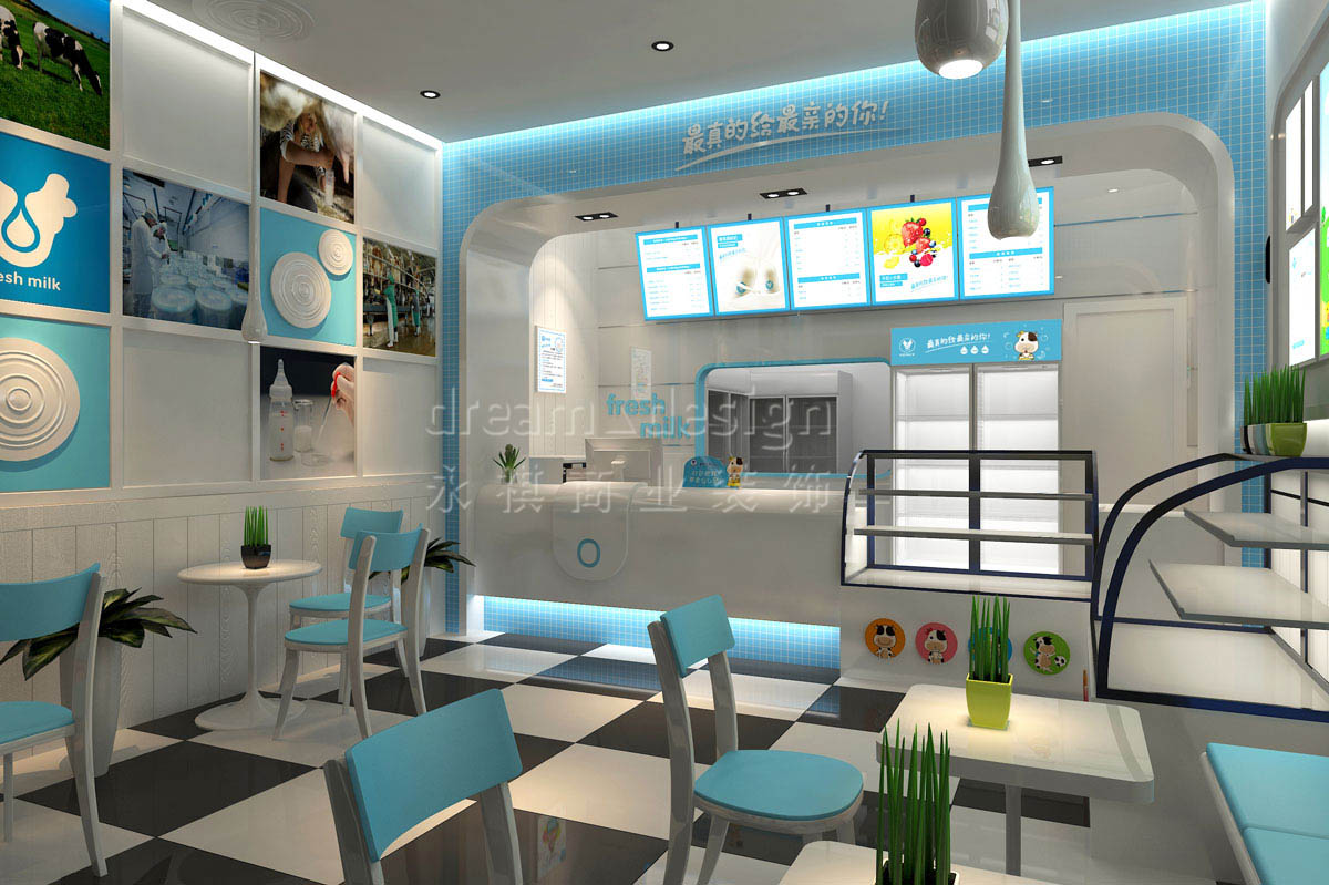 長沙萫草原真鮮奶裝修設(shè)計效果圖_長沙餐飲裝修案例_長沙裝修公司_永祺商業(yè)裝飾 長沙萫草原真鮮奶裝修設(shè)計效果圖_長沙餐飲裝修案例_長沙裝修公司_永祺商業(yè)裝飾