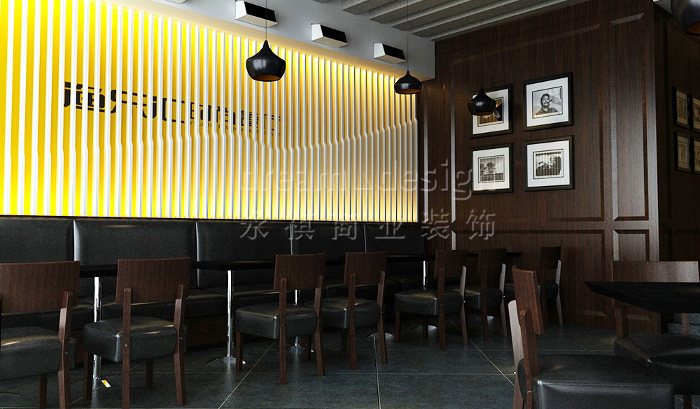 長沙漁樂匯休閑餐廳裝修設(shè)計效果圖_長沙餐廳裝修設(shè)計_長沙公裝公司_永祺商業(yè)裝飾