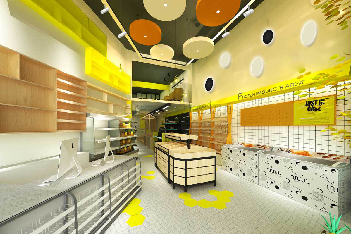 愛尚叮咚線下體驗店設(shè)計效果圖2